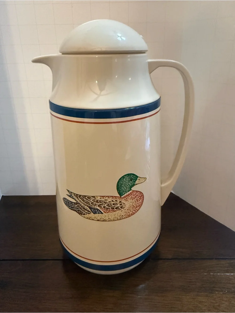 Vintage Corning Ware Mallard Duck Carafe in Great Condition